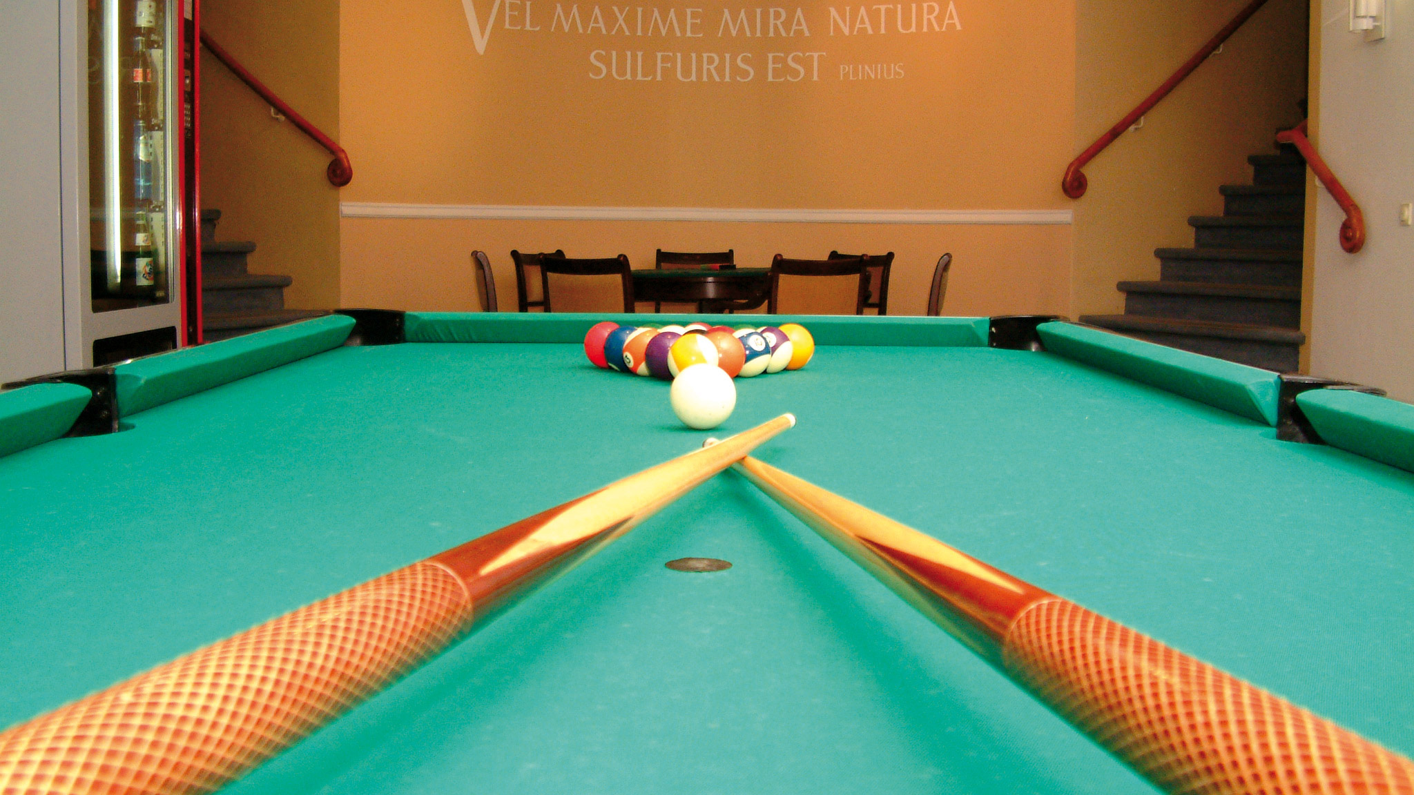 Eine gepflegte Partie Billiard Billard